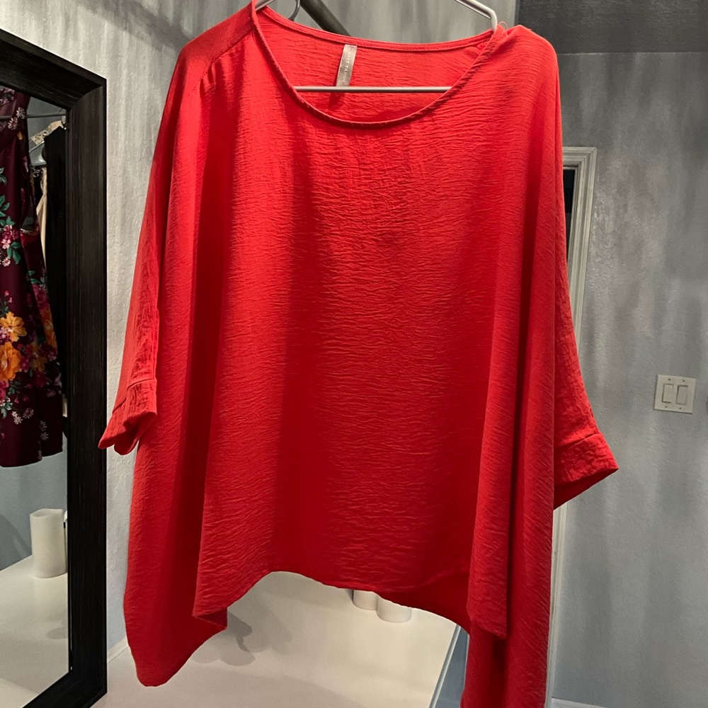 Last tango Coral one size fits all blouse
